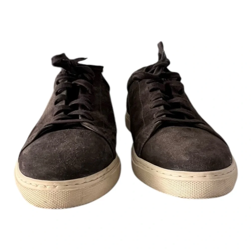 Allen Edmonds Shoes Canal Court Port Washington Sneakers Gray Suede Men Size 10